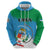 Personalized Costa Rica Limón Province Hoodie Donde Quiera Que Voy Limonense Soy - Wonder Print Shop