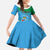 Personalized Costa Rica Limón Province Kid Short Sleeve Dress Donde Quiera Que Voy Limonense Soy - Wonder Print Shop