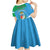 Personalized Costa Rica Limón Province Kid Short Sleeve Dress Donde Quiera Que Voy Limonense Soy - Wonder Print Shop