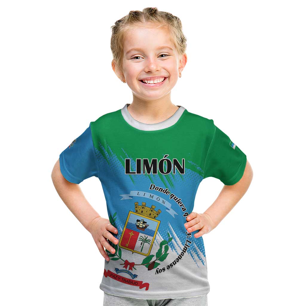 Personalized Costa Rica Limón Province Kid T Shirt Donde Quiera Que Voy Limonense Soy - Wonder Print Shop