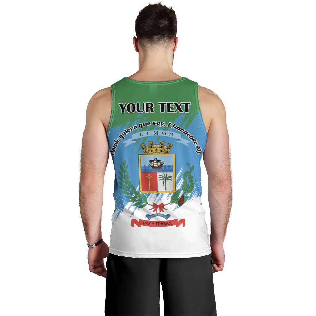 Personalized Costa Rica Limón Province Men Tank Top Donde Quiera Que Voy Limonense Soy - Wonder Print Shop