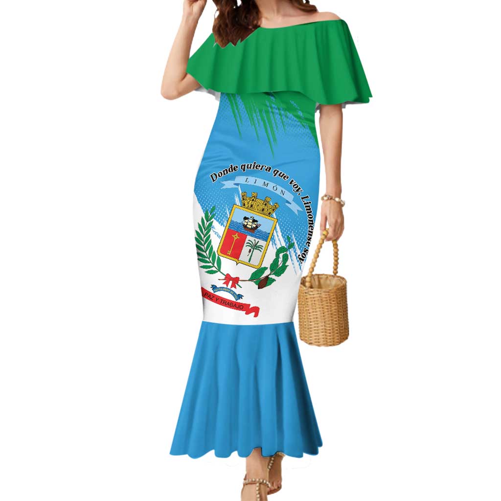 Personalized Costa Rica Limón Province Mermaid Dress Donde Quiera Que Voy Limonense Soy - Wonder Print Shop