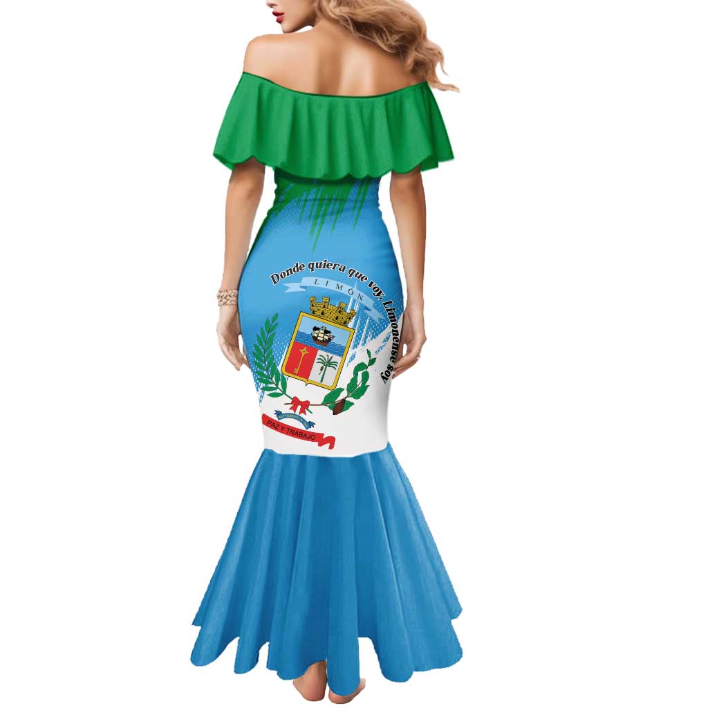 Personalized Costa Rica Limón Province Mermaid Dress Donde Quiera Que Voy Limonense Soy - Wonder Print Shop