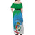 Personalized Costa Rica Limón Province Off Shoulder Maxi Dress Donde Quiera Que Voy Limonense Soy - Wonder Print Shop