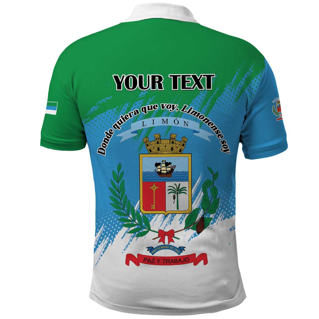 Personalized Costa Rica Limón Province Polo Shirt Donde Quiera Que Voy Limonense Soy - Wonder Print Shop