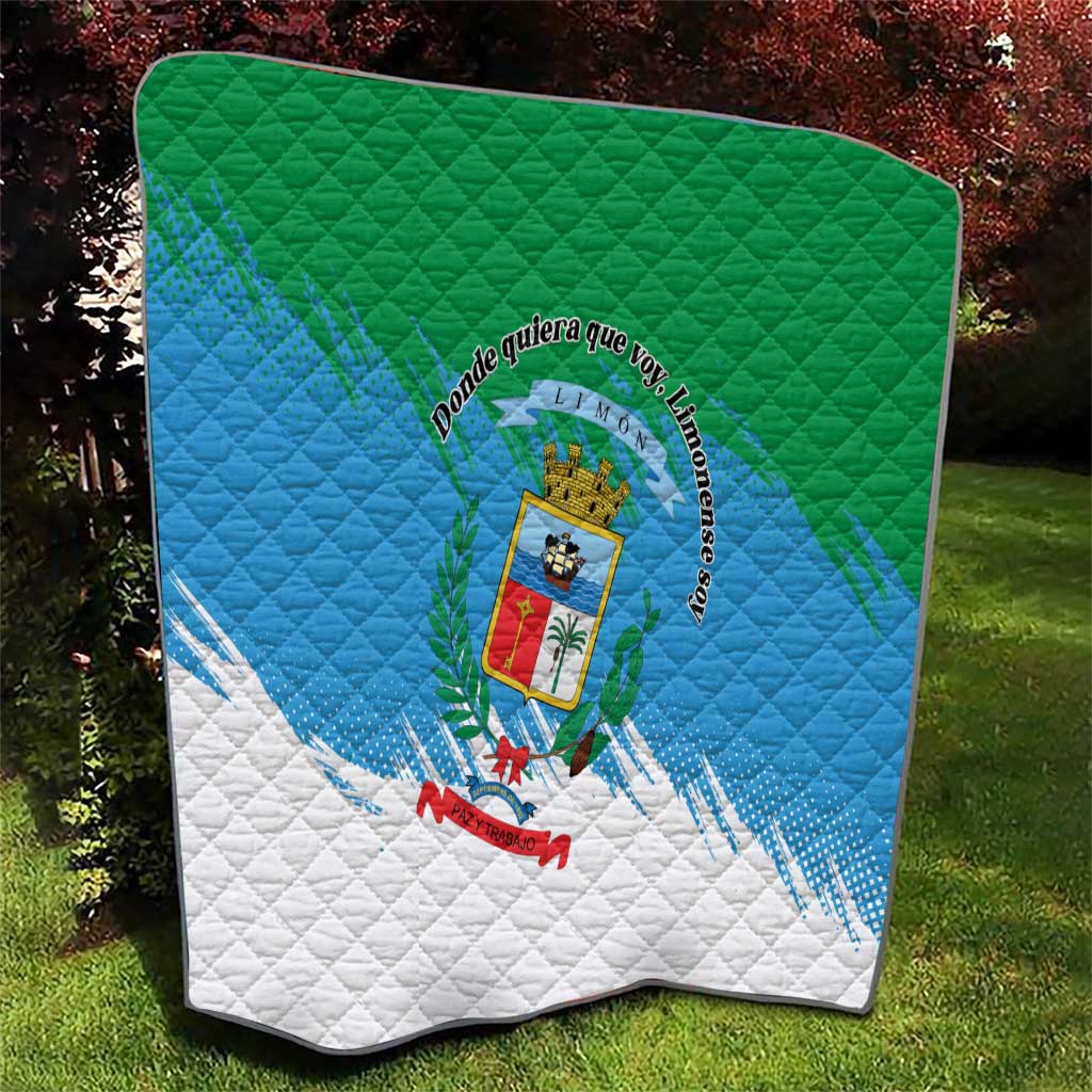 Costa Rica Limón Province Quilt Donde Quiera Que Voy Limonense Soy - Wonder Print Shop