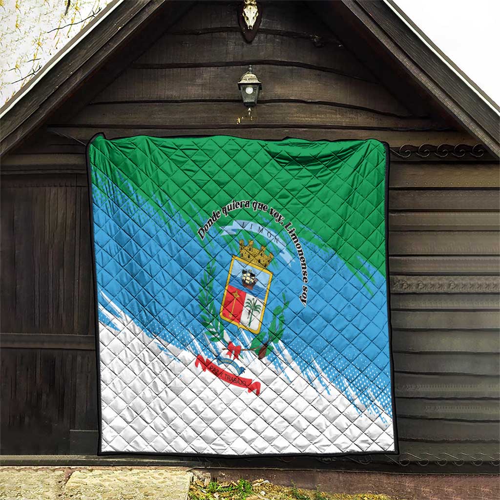 Costa Rica Limón Province Quilt Donde Quiera Que Voy Limonense Soy - Wonder Print Shop