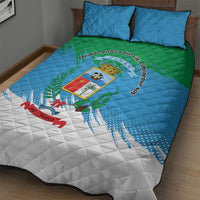Costa Rica Limón Province Quilt Bed Set Donde Quiera Que Voy Limonense Soy - Wonder Print Shop