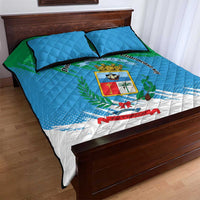 Costa Rica Limón Province Quilt Bed Set Donde Quiera Que Voy Limonense Soy - Wonder Print Shop