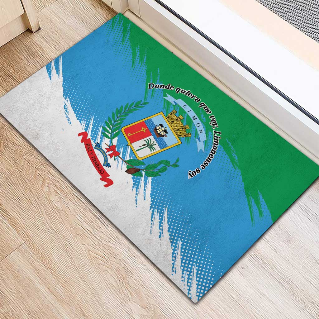 Costa Rica Limón Province Rubber Doormat Donde Quiera Que Voy Limonense Soy - Wonder Print Shop