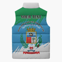 Personalized Costa Rica Limón Province Sleeveless Puffer Jacket Donde Quiera Que Voy Limonense Soy - Wonder Print Shop