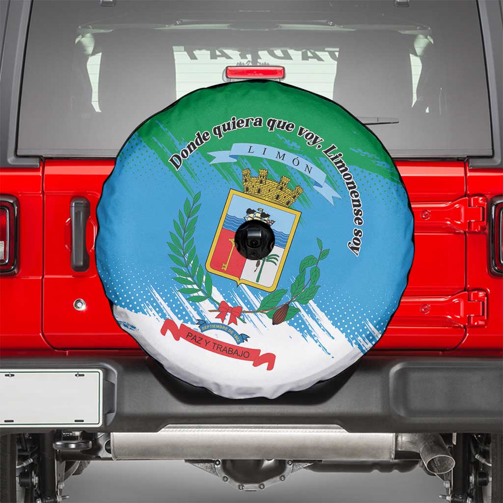 Costa Rica Limón Province Spare Tire Cover Donde Quiera Que Voy Limonense Soy - Wonder Print Shop