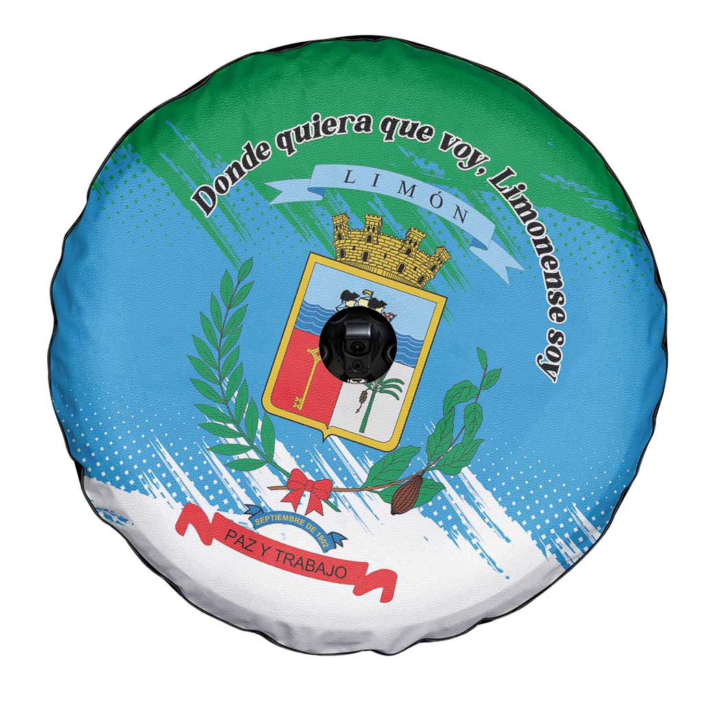 Costa Rica Limón Province Spare Tire Cover Donde Quiera Que Voy Limonense Soy - Wonder Print Shop