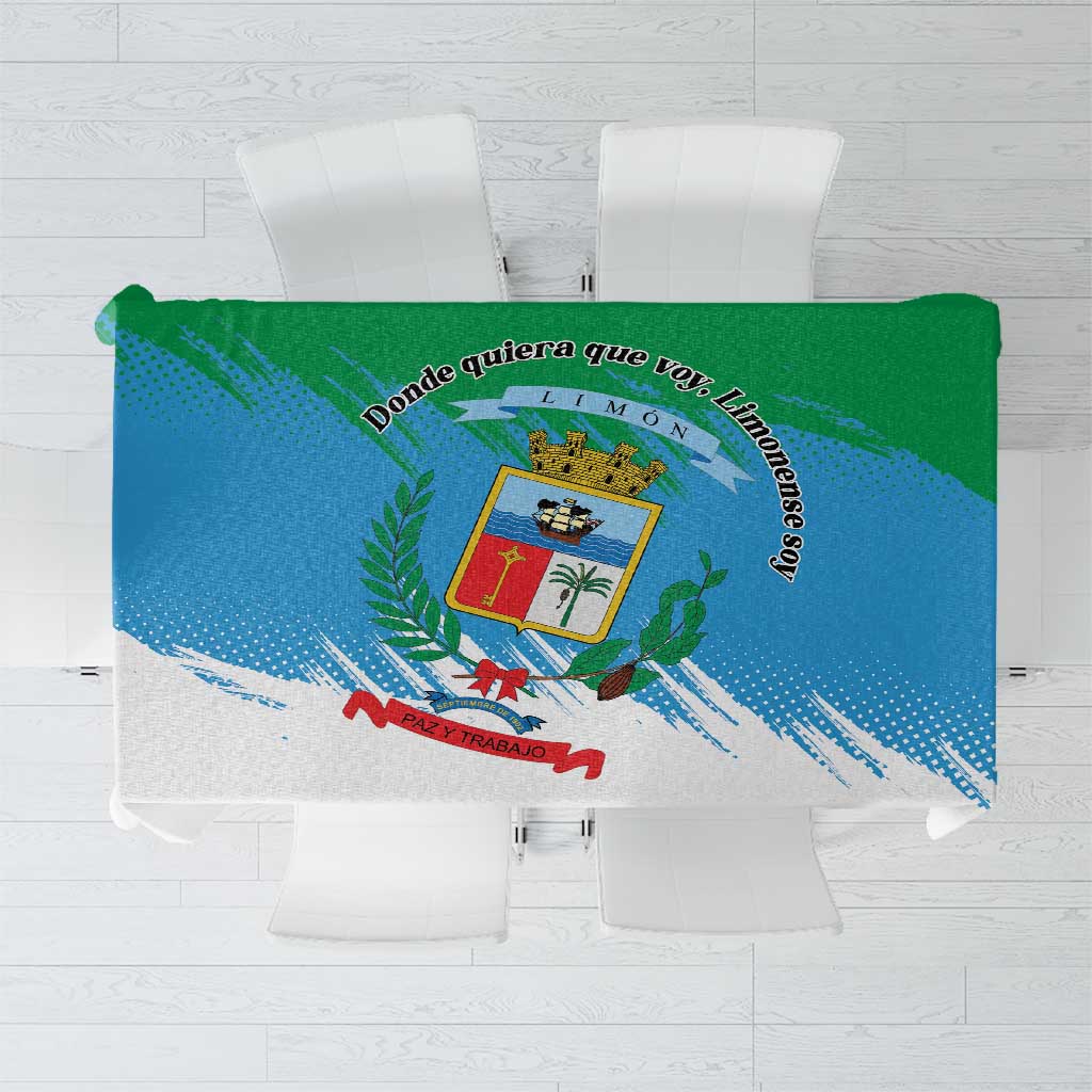 Costa Rica Limón Province Tablecloth Donde Quiera Que Voy Limonense Soy - Wonder Print Shop