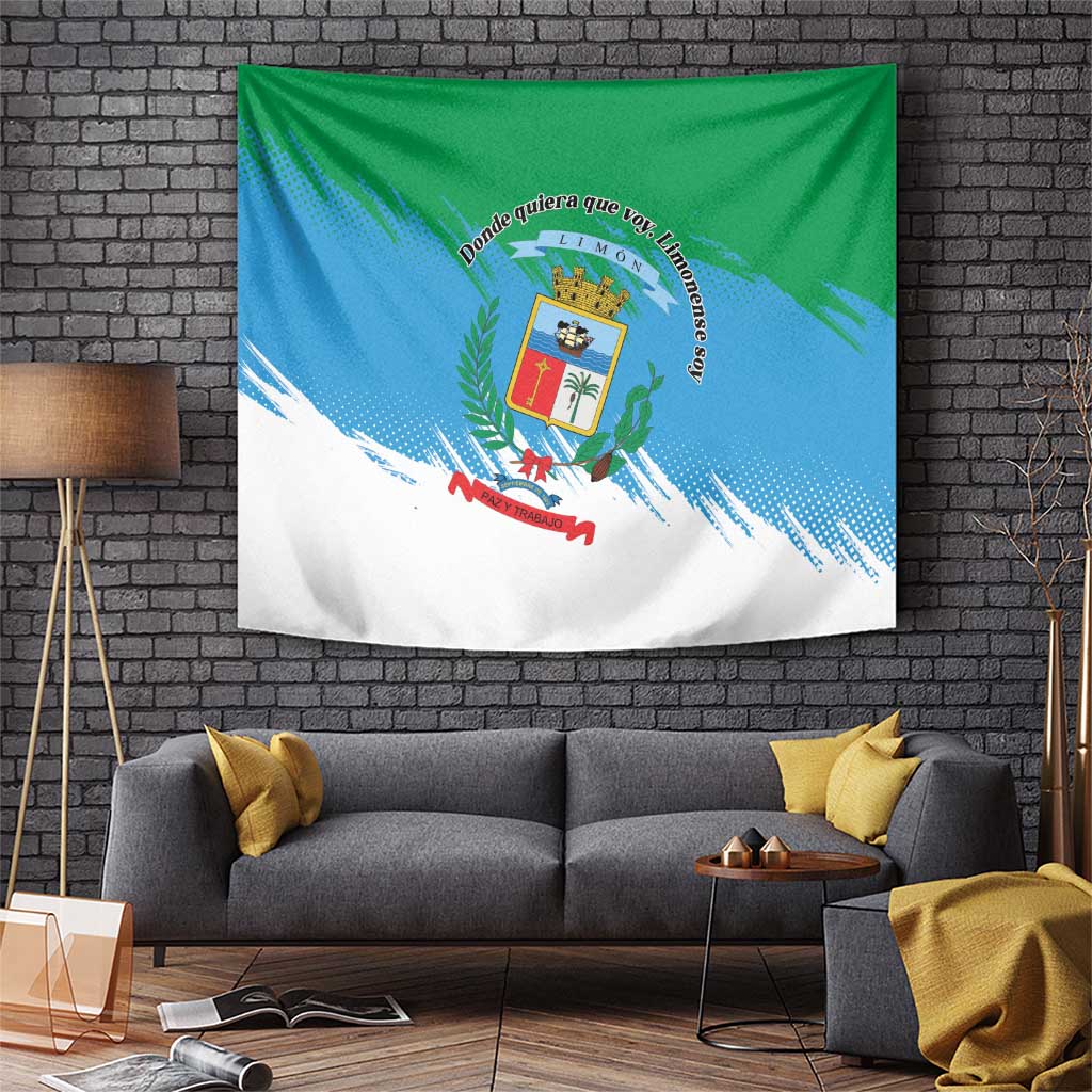 Costa Rica Limón Province Tapestry Donde Quiera Que Voy Limonense Soy - Wonder Print Shop