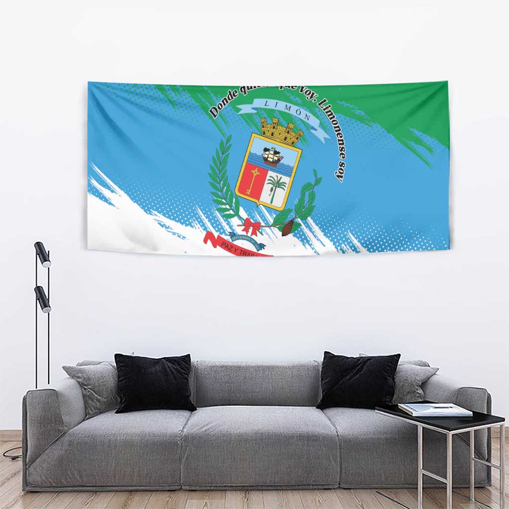 Costa Rica Limón Province Tapestry Donde Quiera Que Voy Limonense Soy - Wonder Print Shop