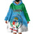 Personalized Costa Rica Limón Province Wearable Blanket Hoodie Donde Quiera Que Voy Limonense Soy - Wonder Print Shop