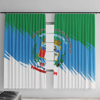 Costa Rica Limón Province Window Curtain Donde Quiera Que Voy Limonense Soy - Wonder Print Shop