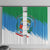Costa Rica Limón Province Window Curtain Donde Quiera Que Voy Limonense Soy - Wonder Print Shop