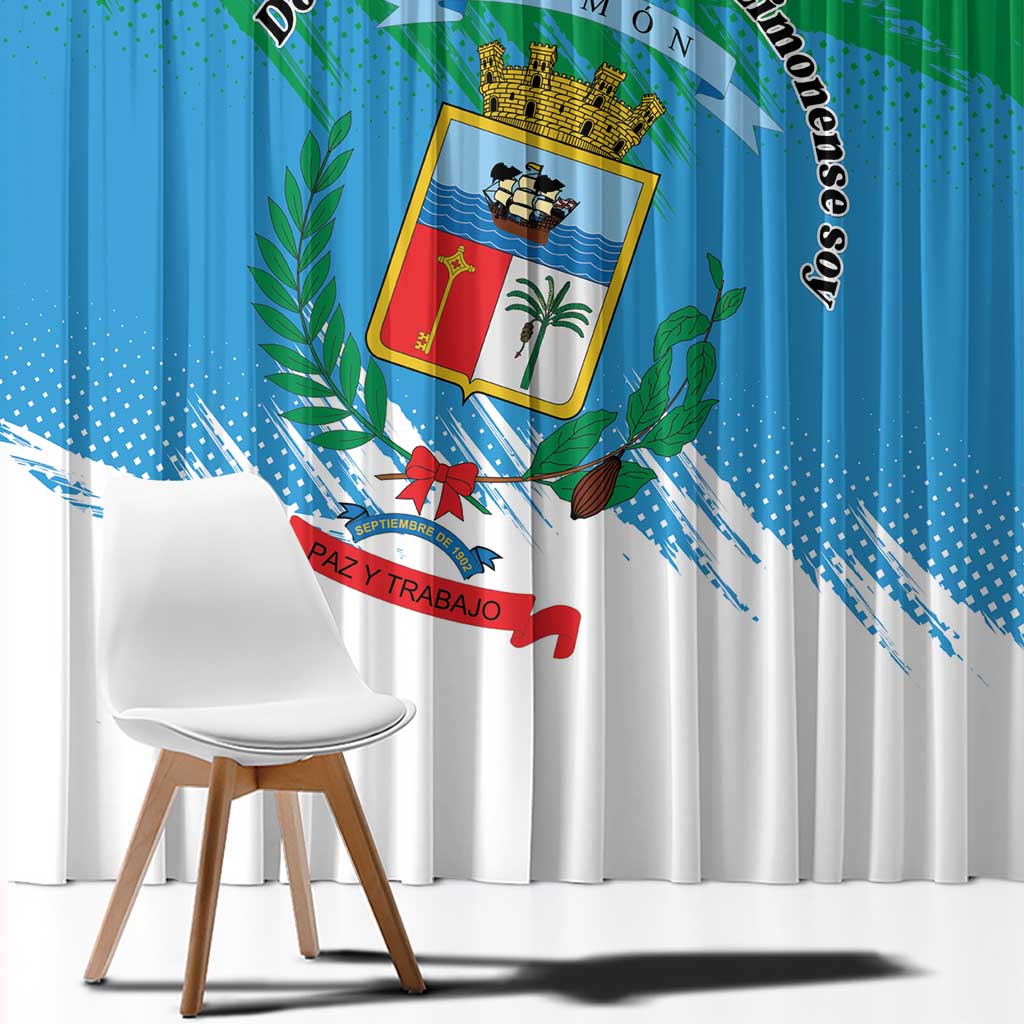 Costa Rica Limón Province Window Curtain Donde Quiera Que Voy Limonense Soy - Wonder Print Shop