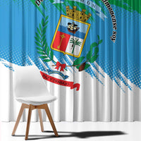 Costa Rica Limón Province Window Curtain Donde Quiera Que Voy Limonense Soy - Wonder Print Shop