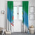 Costa Rica Limón Province Window Curtain Donde Quiera Que Voy Limonense Soy - Wonder Print Shop