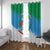 Costa Rica Limón Province Window Curtain Donde Quiera Que Voy Limonense Soy - Wonder Print Shop