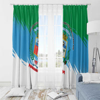 Costa Rica Limón Province Window Curtain Donde Quiera Que Voy Limonense Soy - Wonder Print Shop