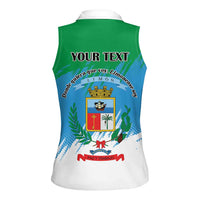 Personalized Costa Rica Limón Province Women Sleeveless Polo Shirt Donde Quiera Que Voy Limonense Soy - Wonder Print Shop