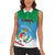 Personalized Costa Rica Limón Province Women Sleeveless Polo Shirt Donde Quiera Que Voy Limonense Soy - Wonder Print Shop