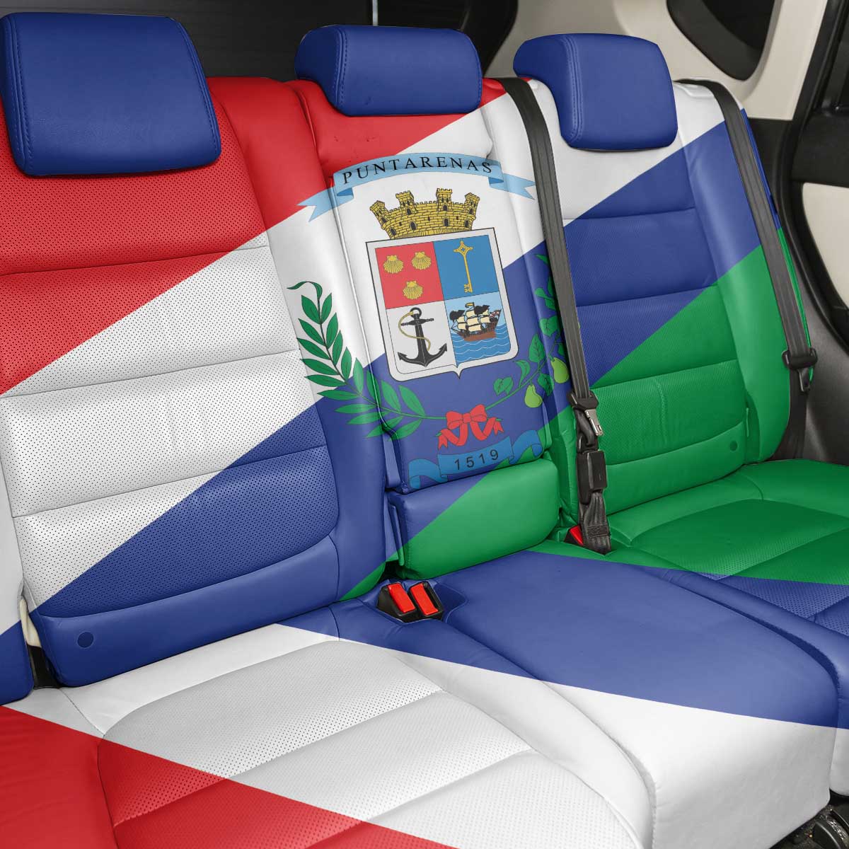 Costa Rica Puntarenas Province Since 1519 Back Car Seat Cover - Wonder Print Shop
