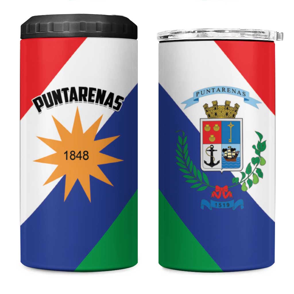 Costa Rica Puntarenas Province Since 1519 4 in 1 Can Cooler Tumbler - Wonder Print Shop