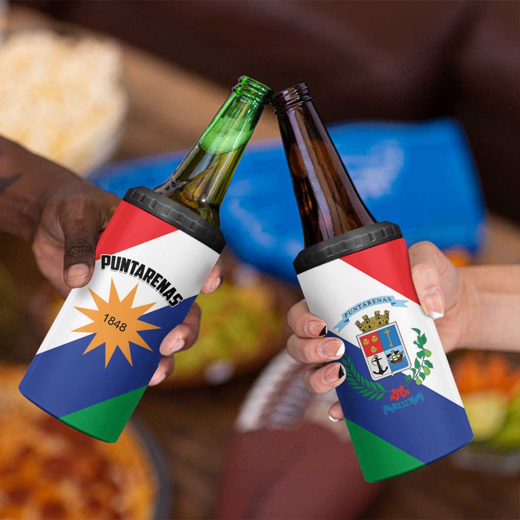 Costa Rica Puntarenas Province Since 1519 4 in 1 Can Cooler Tumbler - Wonder Print Shop