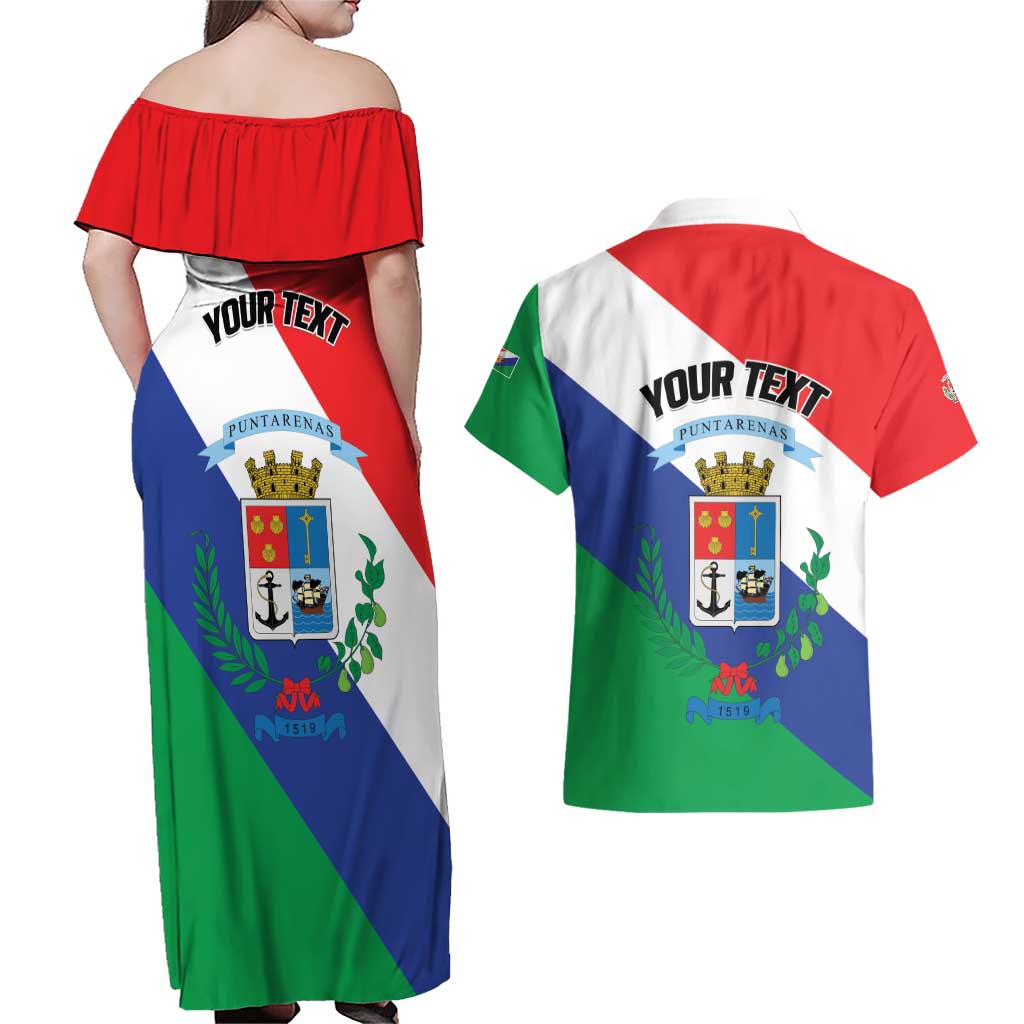 Personalized Costa Rica Puntarenas Province Since 1519 Couples Matching Off Shoulder Maxi Dress and Hawaiian Shirt - Wonder Print Shop
