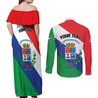 Personalized Costa Rica Puntarenas Province Since 1519 Couples Matching Off Shoulder Maxi Dress and Long Sleeve Button Shirt - Wonder Print Shop