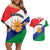 Personalized Costa Rica Puntarenas Province Since 1519 Couples Matching Off Shoulder Short Dress and Hawaiian Shirt - Wonder Print Shop