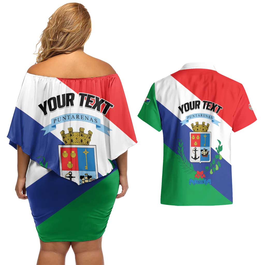 Personalized Costa Rica Puntarenas Province Since 1519 Couples Matching Off Shoulder Short Dress and Hawaiian Shirt - Wonder Print Shop