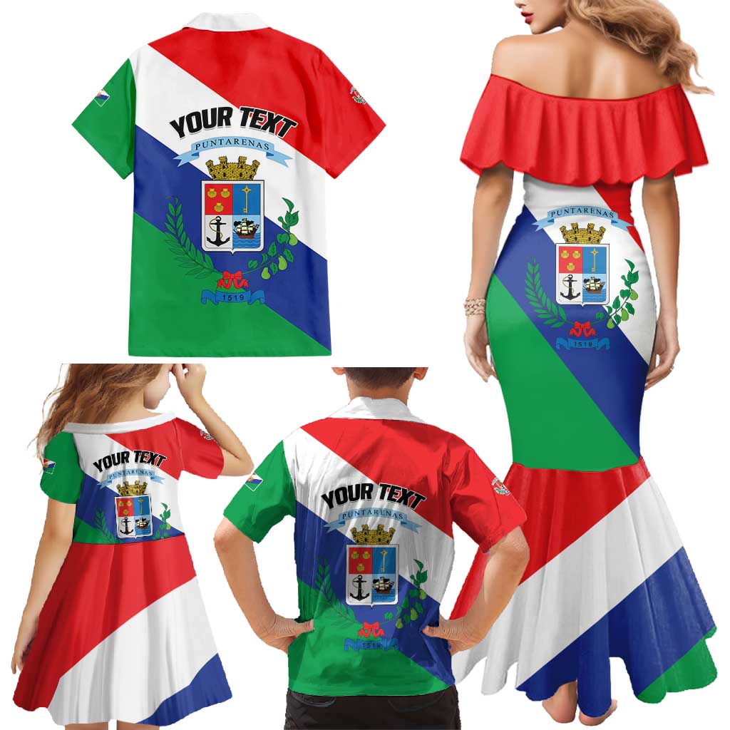 Personalized Costa Rica Puntarenas Province Since 1519 Family Matching Mermaid Dress and Hawaiian Shirt - Wonder Print Shop