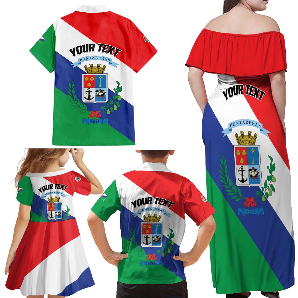 Personalized Costa Rica Puntarenas Province Since 1519 Family Matching Off Shoulder Maxi Dress and Hawaiian Shirt - Wonder Print Shop