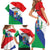 Personalized Costa Rica Puntarenas Province Since 1519 Family Matching Short Sleeve Bodycon Dress and Hawaiian Shirt - Wonder Print Shop