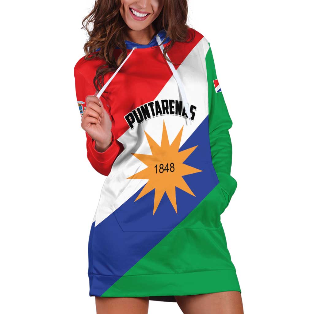 Personalized Costa Rica Puntarenas Province Since 1519 Hoodie Dress - Wonder Print Shop