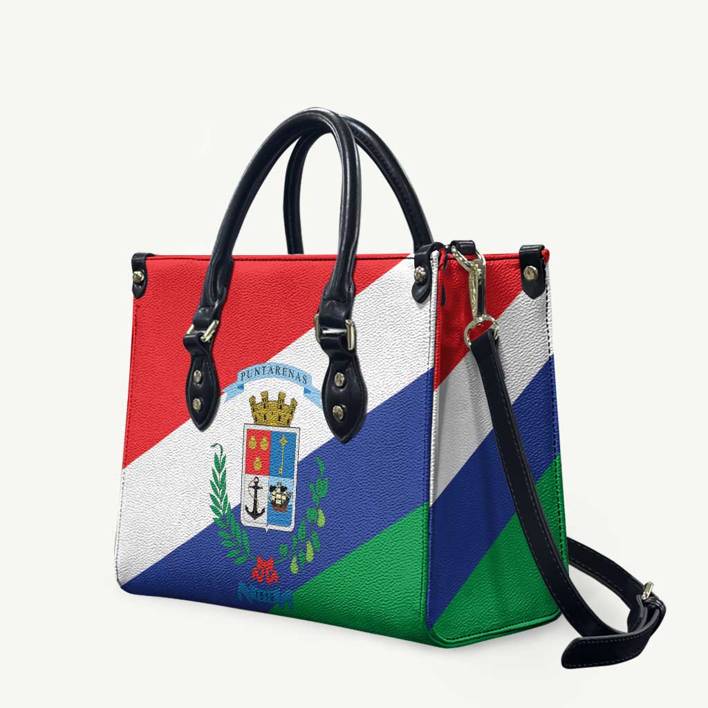 Costa Rica Puntarenas Province Since 1519 Leather Bag - Wonder Print Shop