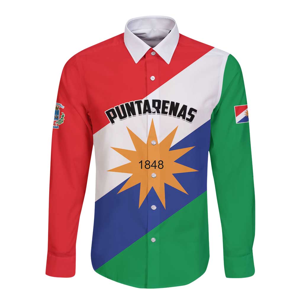 Personalized Costa Rica Puntarenas Province Since 1519 Long Sleeve Button Shirt - Wonder Print Shop