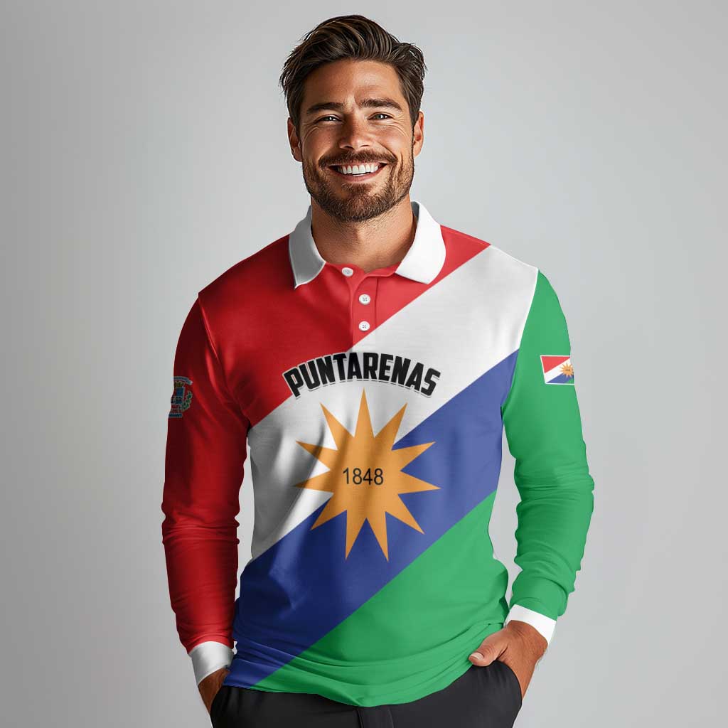 Personalized Costa Rica Puntarenas Province Since 1519 Long Sleeve Polo Shirt - Wonder Print Shop