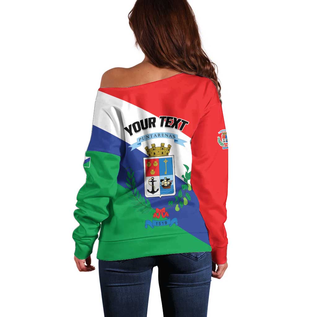 Personalized Costa Rica Puntarenas Province Since 1519 Off Shoulder Sweater - Wonder Print Shop