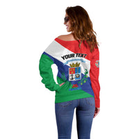 Personalized Costa Rica Puntarenas Province Since 1519 Off Shoulder Sweater - Wonder Print Shop