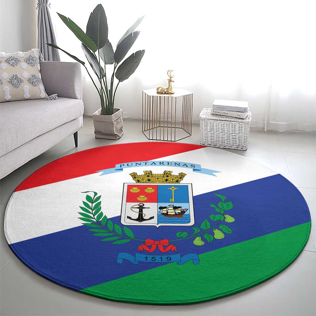 Costa Rica Puntarenas Province Since 1519 Round Carpet - Wonder Print Shop