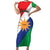Personalized Costa Rica Puntarenas Province Since 1519 Short Sleeve Bodycon Dress - Wonder Print Shop