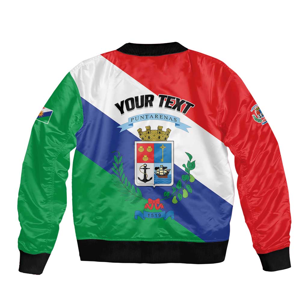 Personalized Costa Rica Puntarenas Province Since 1519 Sleeve Zip Bomber Jacket - Wonder Print Shop