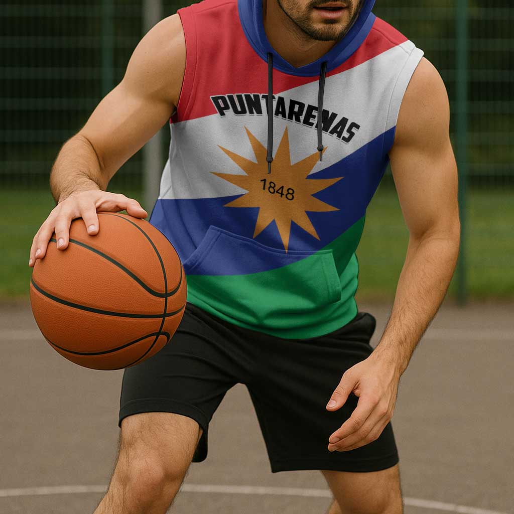 Personalized Costa Rica Puntarenas Province Since 1519 Sleeveless Hoodie - Wonder Print Shop